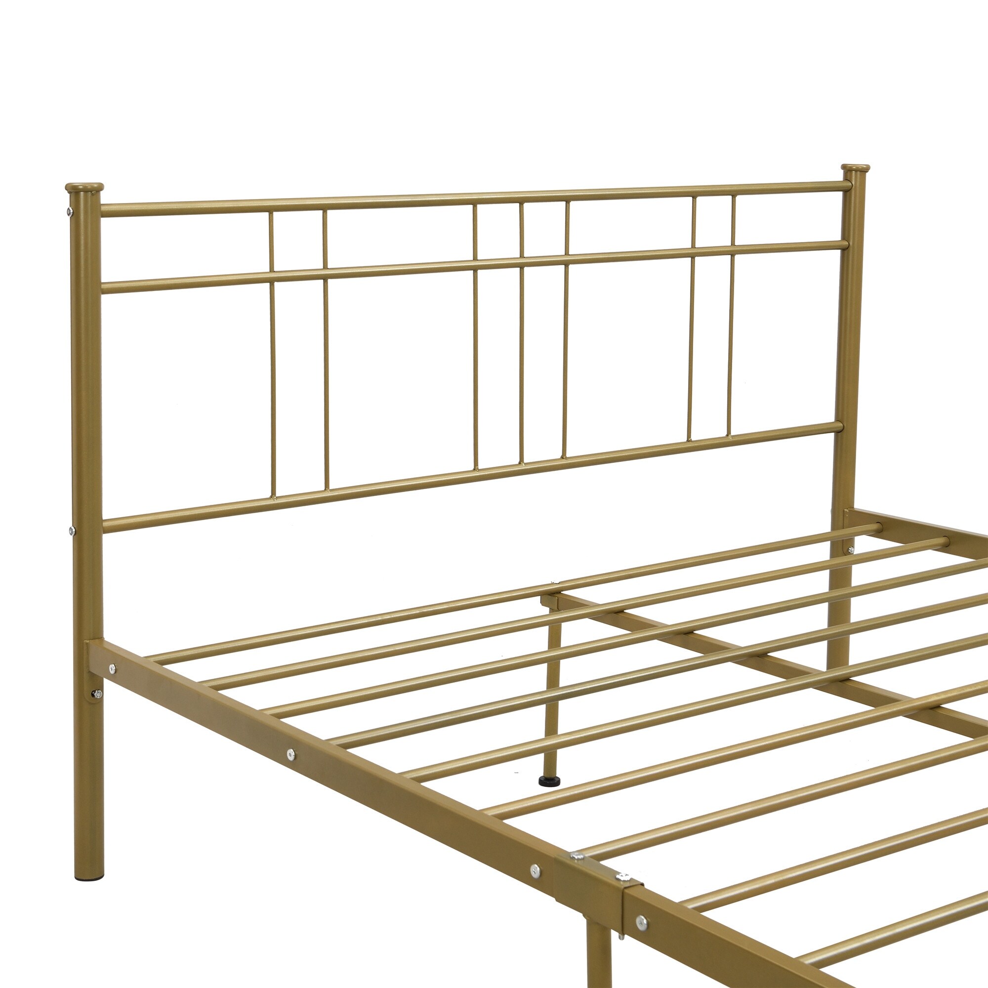 metal double cot