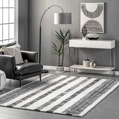 Nuloom Kasha Striped Modern Area Rug