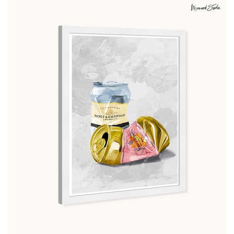 Wynwood Studio Glammor Drinks Framed Trendy Retro Kitchen And Living Room Art Prints