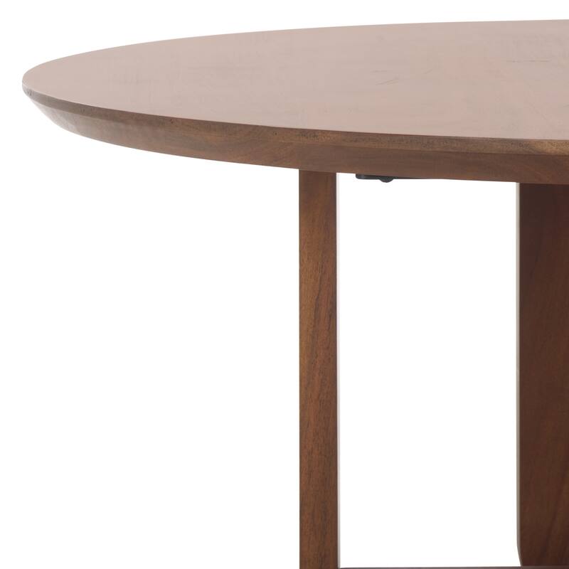 SAFAVIEH Couture Raybelina Round Wood Coffee Table - 35"W x 35"D x 18"H