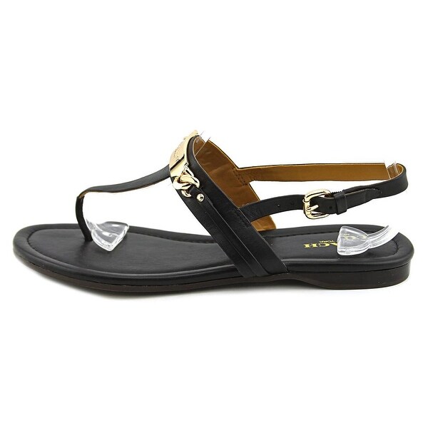 coach caterine sandals black