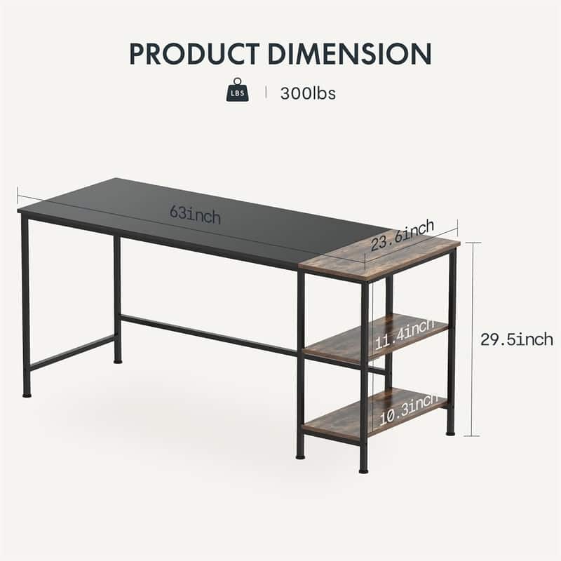63 inch Computer Desk