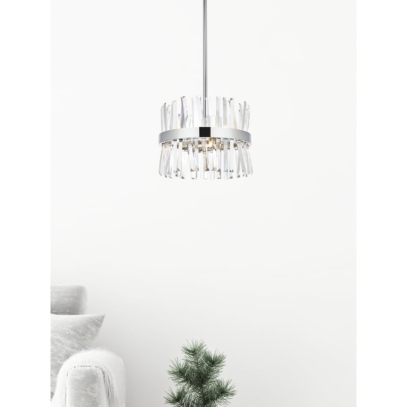 Indigo Home 16 inch crystal round pendant light