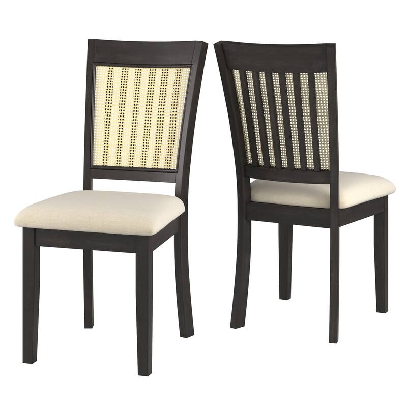 Plaga Cane Accent 3-Piece Dining Set by iNSPIRE Q Classic
