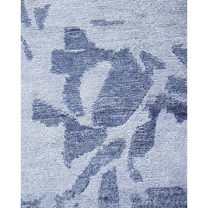 Modern One-of-a-Kind Hand-Knotted Area Rug, Purple - 9' 1" x 12' 1"