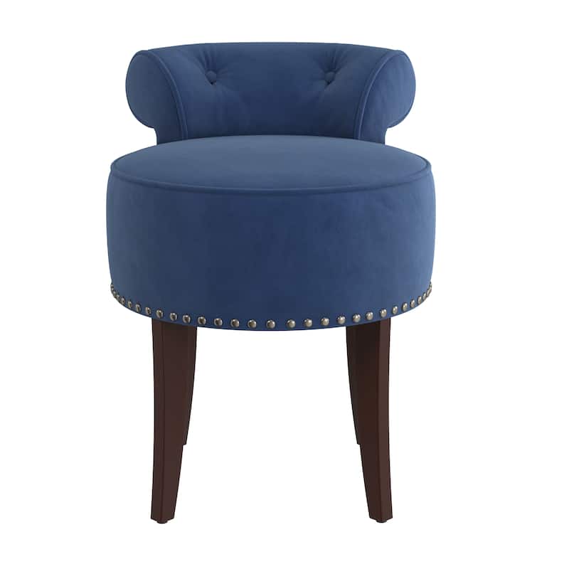 Hillsdale Furniture Lena Wood Vanity Stool