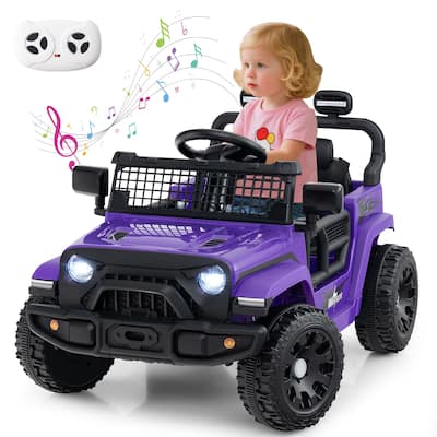 Gymax Kids Ride on Car Truck 12V Battery Powered Electric Vehicle w/