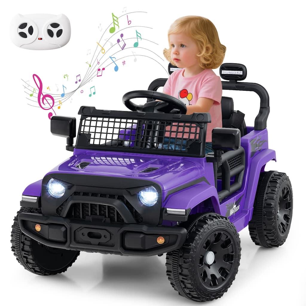 Gymax Kids Ride on Car Truck 12V Battery Powered Electric Vehicle w/