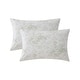preview thumbnail 35 of 92, Laura Ashley Soft & Breathable Cotton Percale Deep-Pocket Sheet Set. King Pillowcase - Toile Delight Green