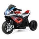 preview thumbnail 4 of 17, Gymax 12V Kids Ride on Motorcycle Licensed BMW 3 Wheels Electric Toy Red
