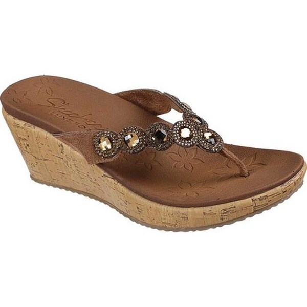 skechers beverlee bizzy babe wedge sandal