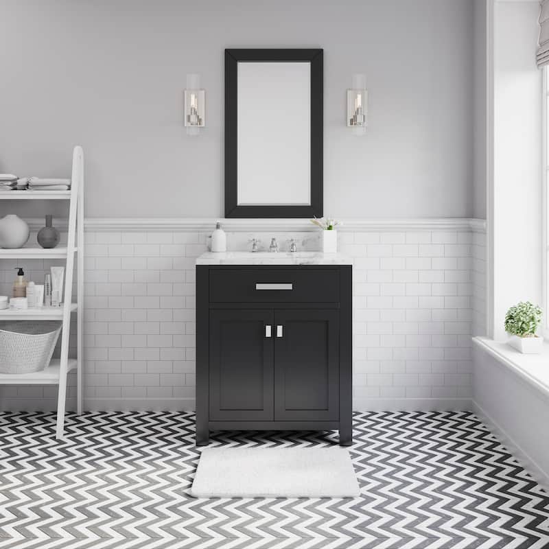 Water Creation Madison 30-inch Espresso Single Sink Bathroom Vanity - Espresso Finish - vanity with faucet