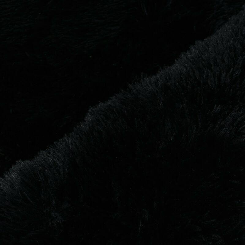 2 Pc Set PV Rug Soft Furry Shag Plush Non-Slip Bath Mat 17x24 & 20x30