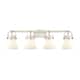 Option Satin Nickel / Matte White
