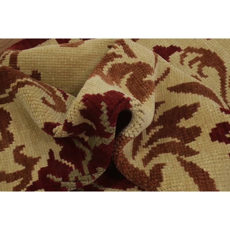 All-Over Floral Indian Area Rug 5x8 - 7' 9'' X 5' 4''