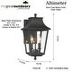 preview thumbnail 8 of 7, The Great Outdoors 73342 Altimeter 2 Light 15" Tall Outdoor Wall