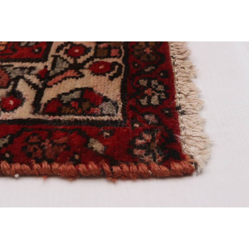 ECARPETGALLERY Hand-knotted Andelz Red Wool Rug - 3'5 x 10'0