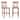 Ronda X-Back Bar Height Chairs (Set of 2)