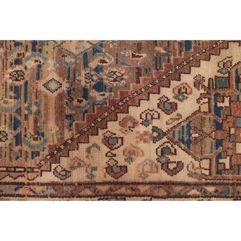 ECARPETGALLERY Hand-knotted Antalya Vintage Brown Wool Rug - 3'8 x 6'11