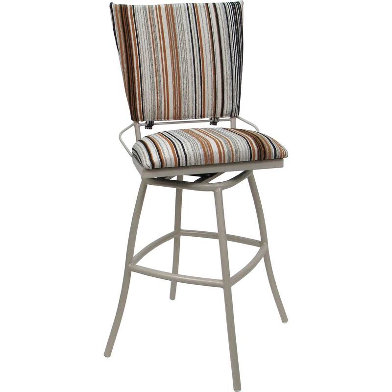 Set of 3 Outdoor Bar Stool Counter Extra Tall Jenna PB without Arms