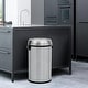 preview thumbnail 6 of 28, 17 Gallon/65 Liter Stainless Steel Trash Can, Round Trash Can