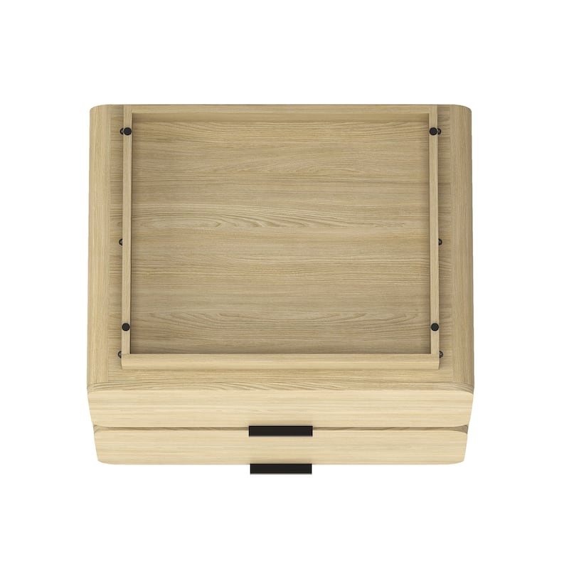 Manhattan Comfort Chrystie Contemporary Modern 2 Drawer Nightstand