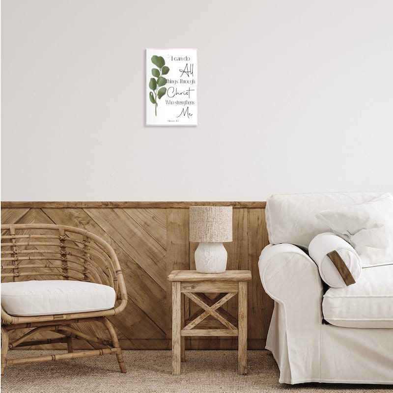 Stupell Proverb & Herb Sprig Wall Plaque Art Design By Amber Clarkson