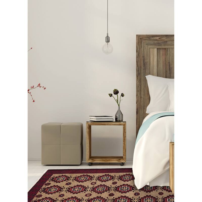 ECARPETGALLERY Hand-knotted Teimani Tan Wool Rug - 3'4 x 5'8