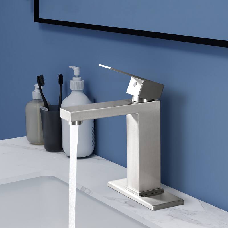 Topcraft Single Handle Bathroom Faucet with Pop-Up Drainer