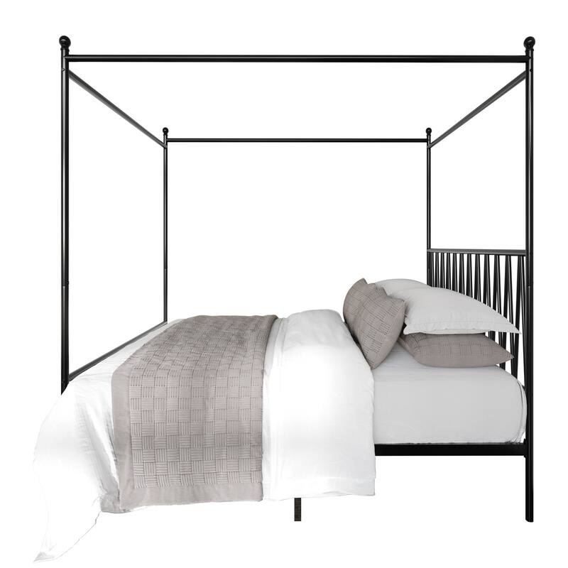 Clayfell Dallas Metal Canopy Bed