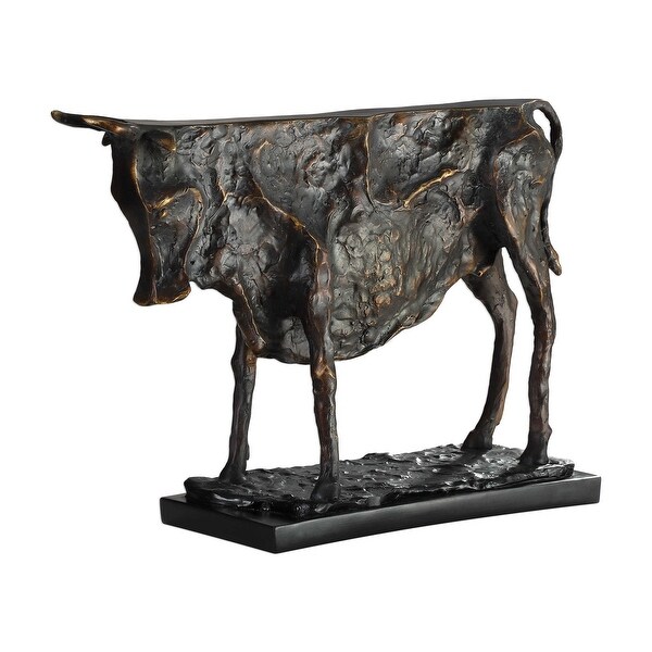 13.75” Ole Bronze Statue - N/A