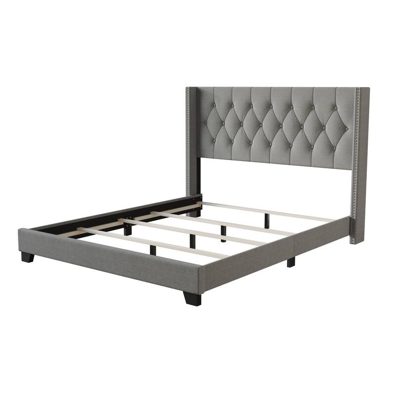 Danbury Tufted Upholstered Panel Bed