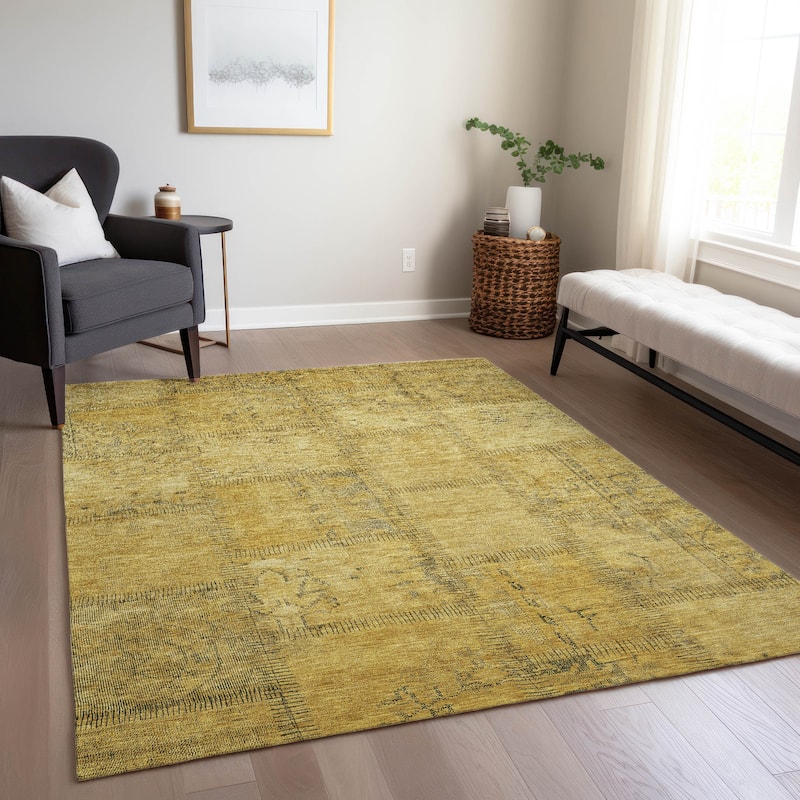 Machine Washable Indoor/ Outdoor Chantille Boho Moroccan Rug