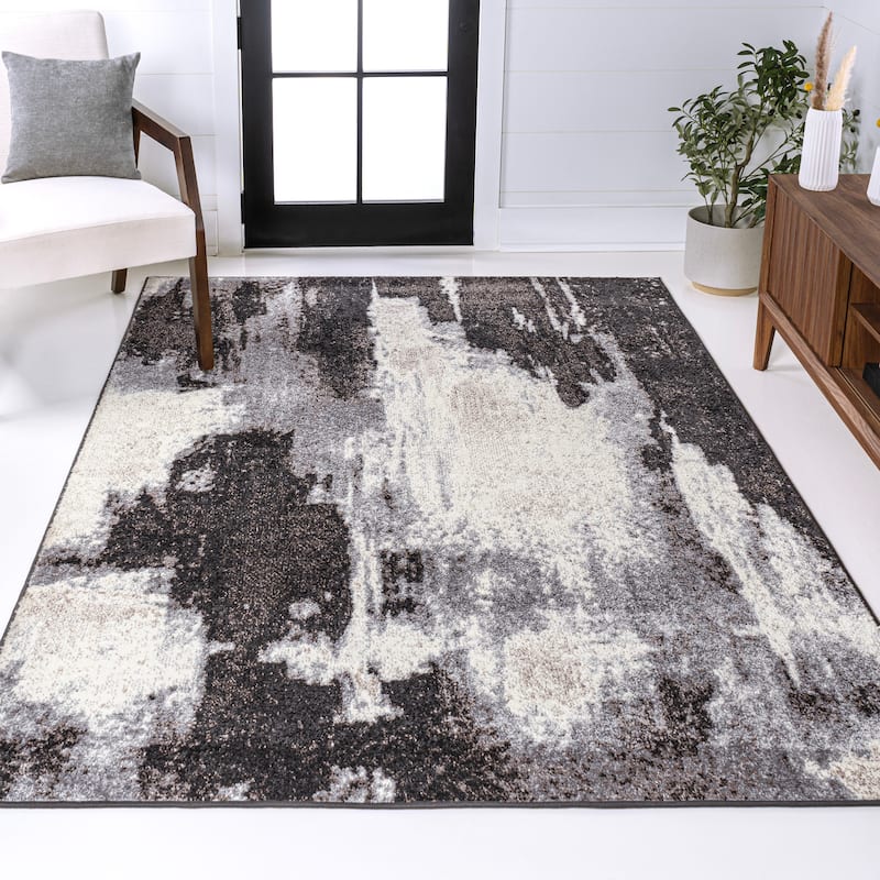 JONATHAN Y Sloane Contemporary Bohemian Abstract Marble Area Rug