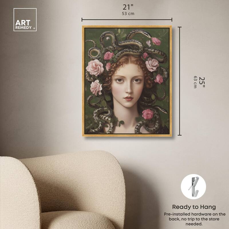 Medusa Canvas by Art Remedy