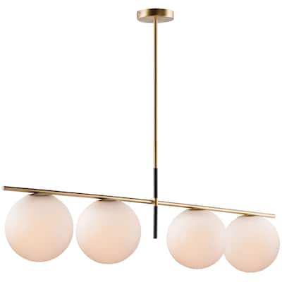 Maxim Vesper 4 Light 48" Wide Linear Chandelier