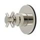 preview thumbnail 7 of 5, Kingston Brass Concord Single-Handle Six-Way Diverter Valve with Round Trim Kit Polished Nickel