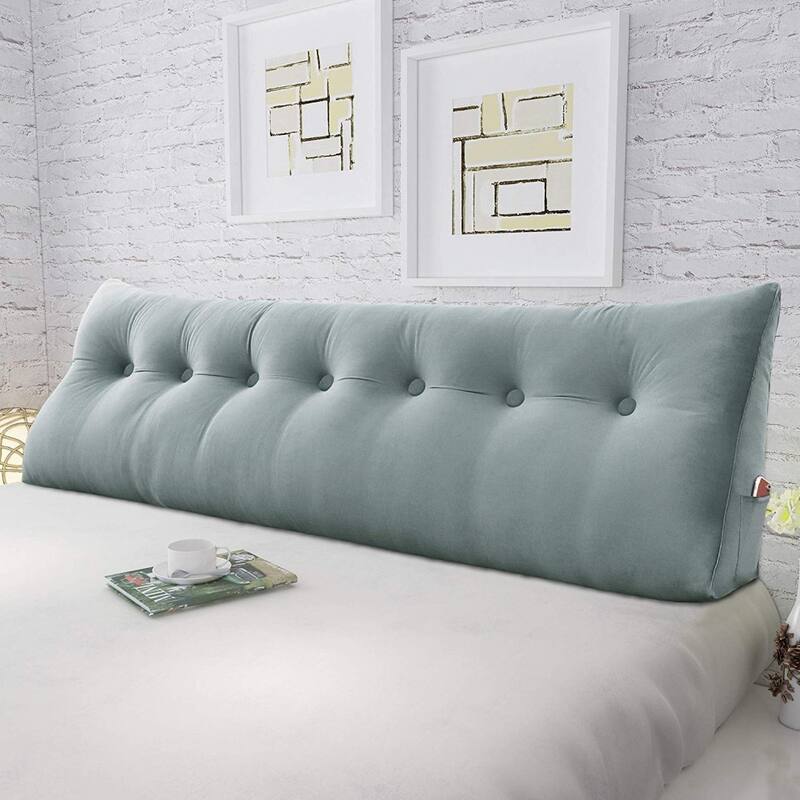 WOWMAX Bed Rest Wedge Reading Pillow Bolster Back Support Headboard