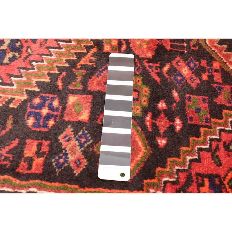 ECARPETGALLERY Hand-knotted Andelz Black Wool Rug - 4'6 x 7'4