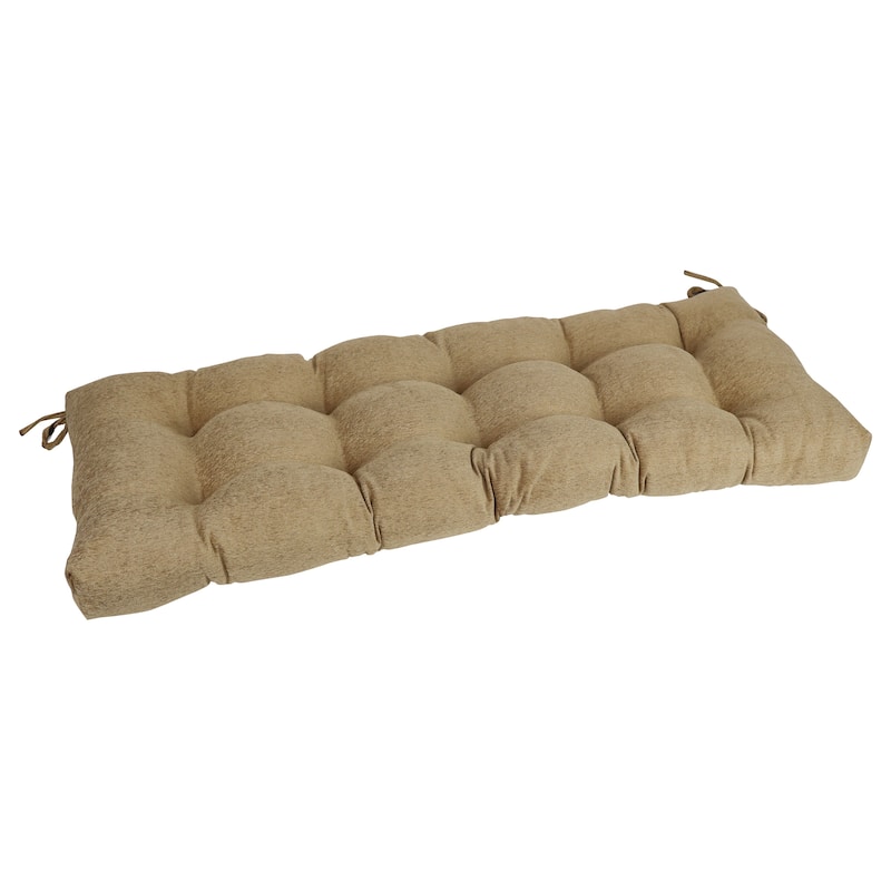 42-inch by 19-inch Tufted Jacquard Chenille Loveseat Cushion - 46 x 19 - Hawthorne Multi