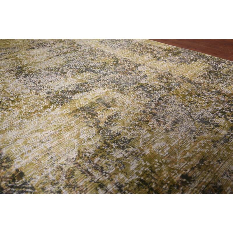 Contemporary Abstract Indian Area Rug Handmade Wool Carpet - 4'11"x 7'11"