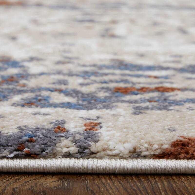Grand Bazaar Odera Machine Made Abstract Modern Area Rug