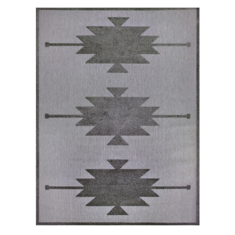 Leick Home 596643 Tegan Southwestern Indoor Outdoor Area Rug Runner 2'x8'