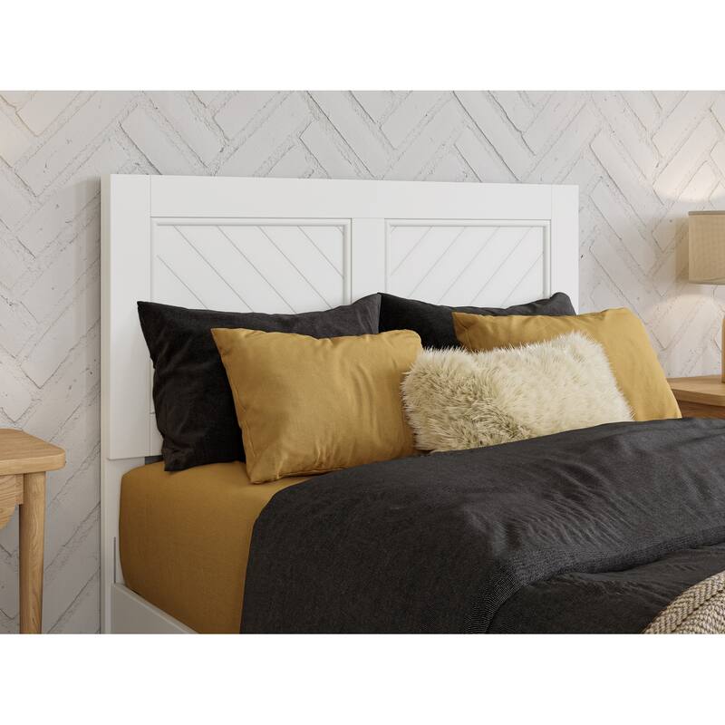 Clayton Platform Bed with Panel Footboard and Twin XL Trundle