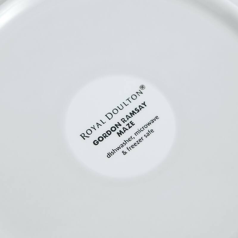 Royal Doulton Exclusively for Gordon Ramsay Maze White Pasta Bowls, Set of 4