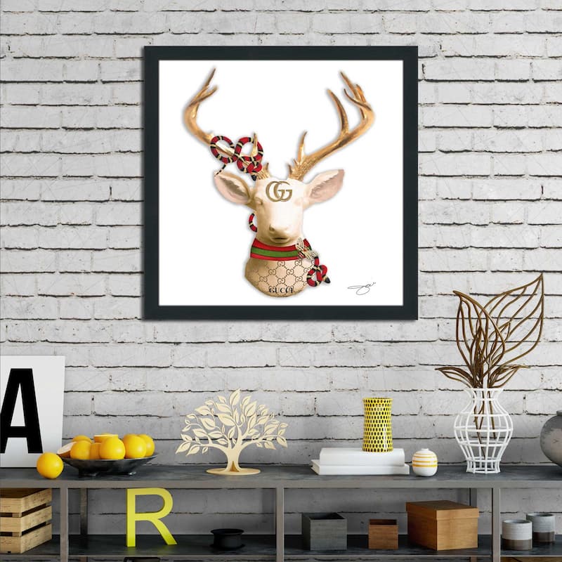 "Gucci Deer" by Jodi Print on Acrylic