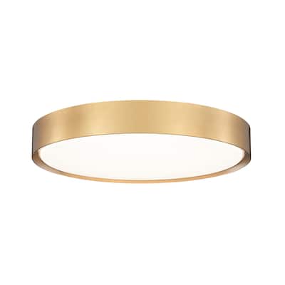 Kawan 1 Light Flush Mount in Modern Gold