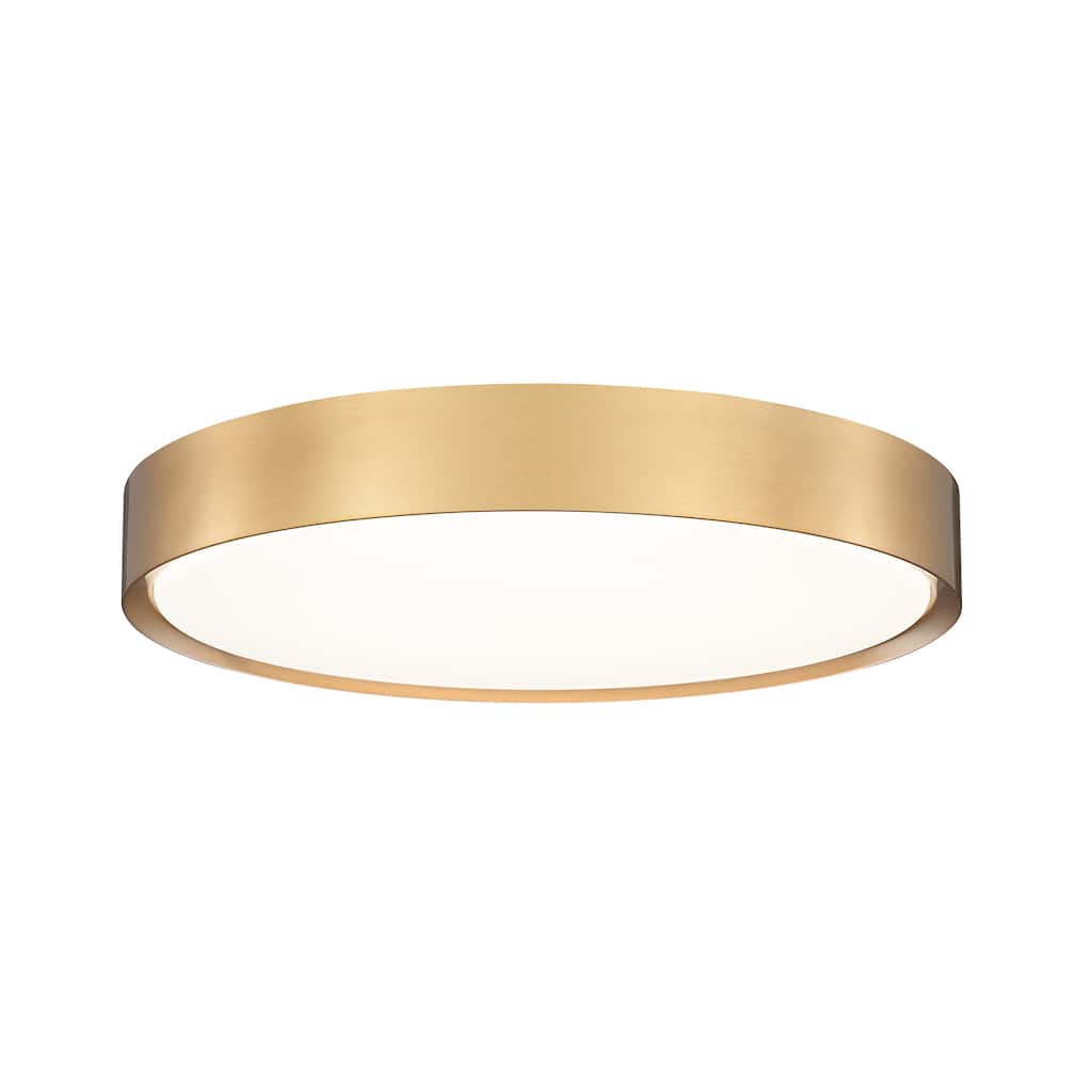 Kawan 1 Light Flush Mount in Modern Gold