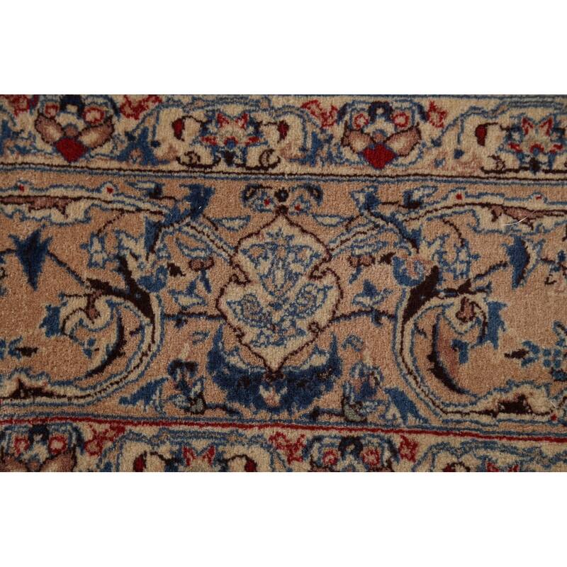 Vegetable Dye Green Nain Chinese Area Rug Handmade Wool Carpet - 6'2"x 9'0"