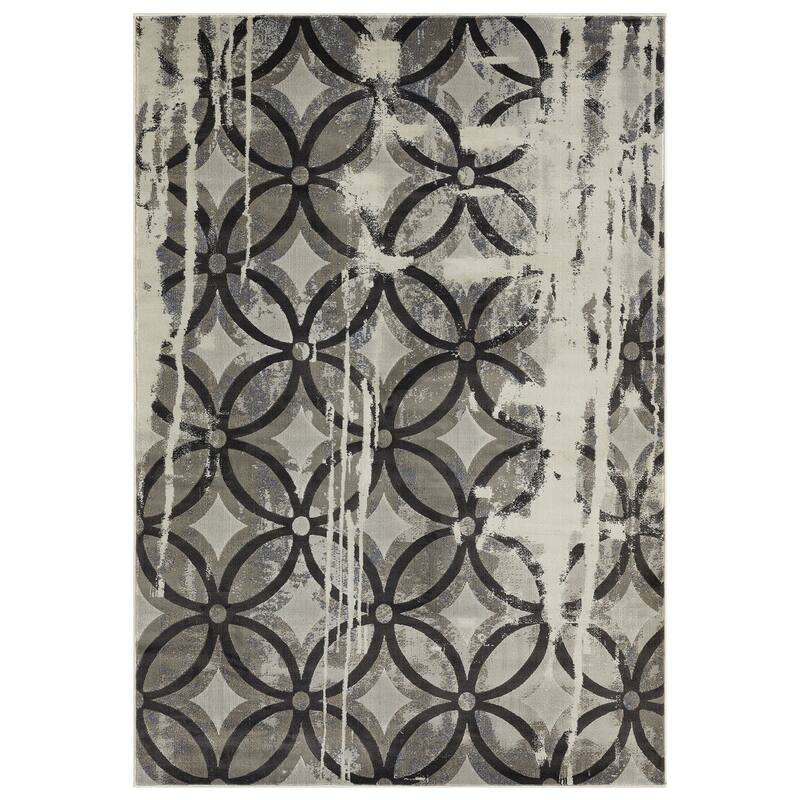 Napoli Collection Brown/Beige Area Rug